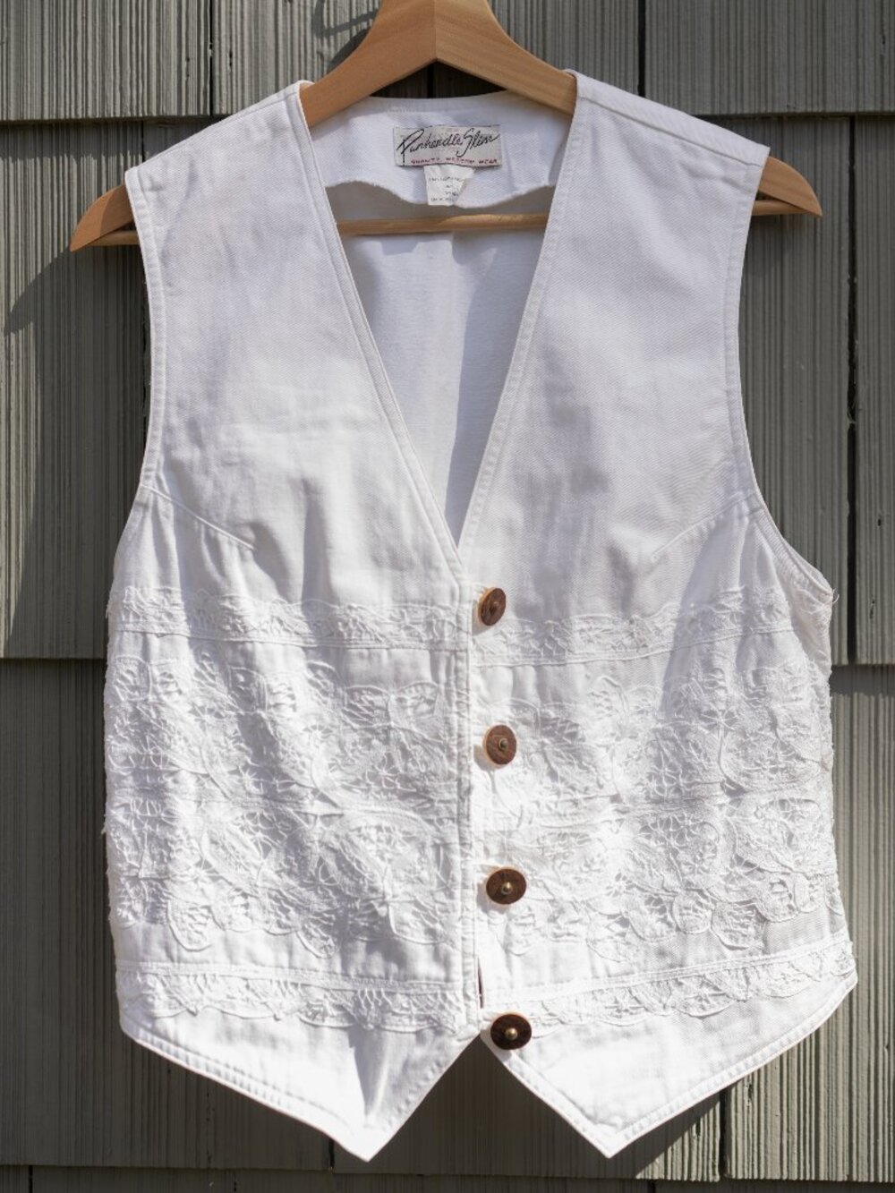 Panhandle Slim Cotton Lace Vest